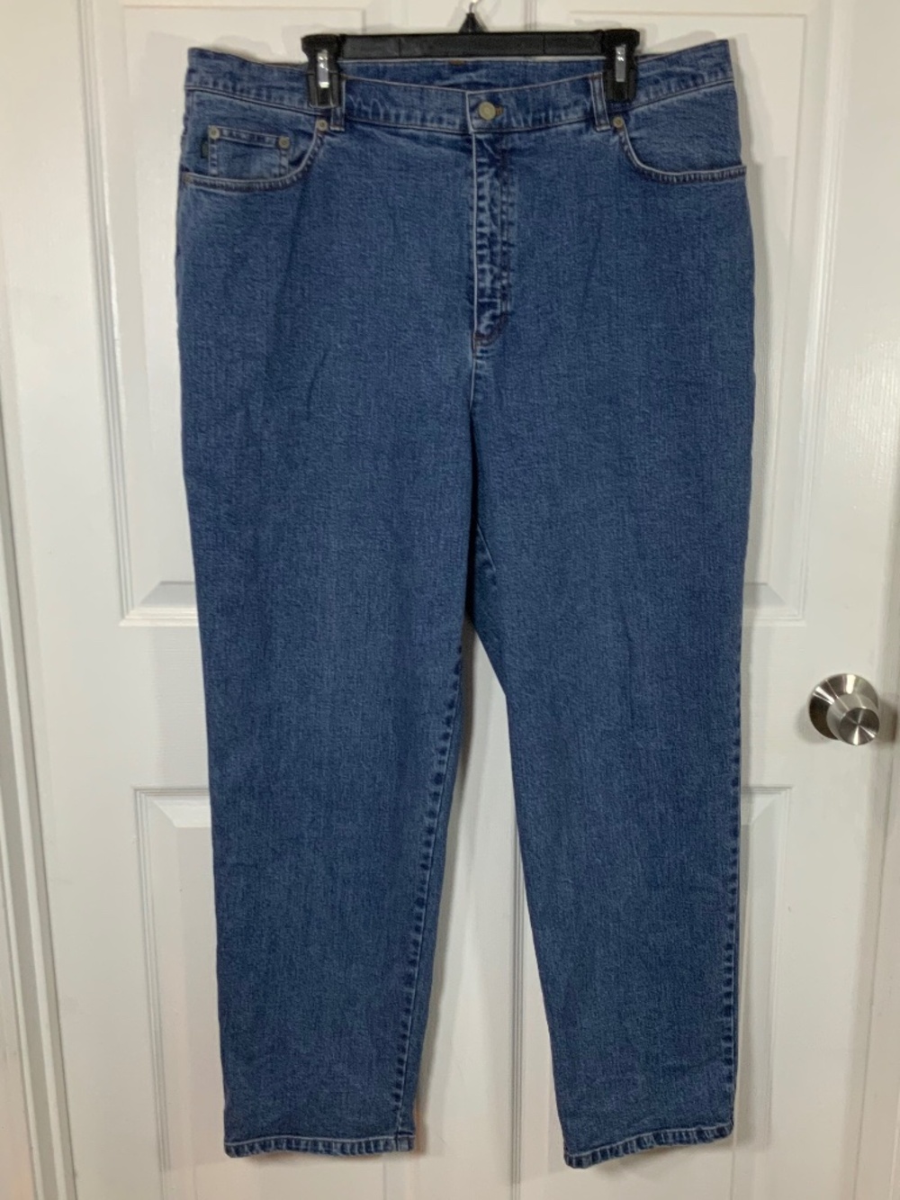 Lauren Ralph Lauren Jeans Size 18 Straight Leg Classic Medium Wash Denim